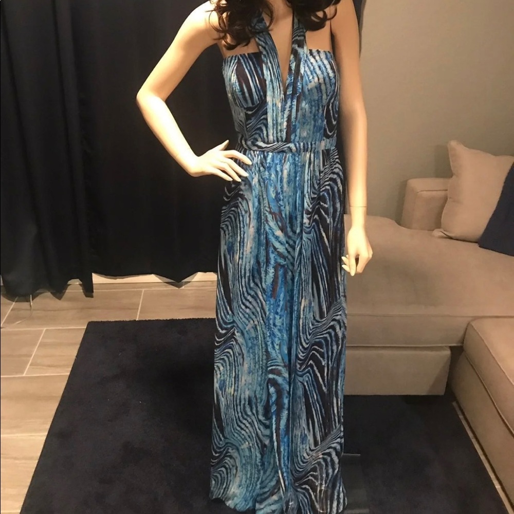 BCBGMaxAzria Royal Blue long dress.